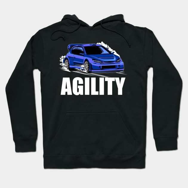 Peugeot 206 Blue Hoodie by aredie19